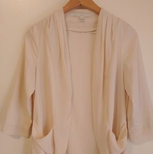 Lauren Conrad cream lightweight blazer